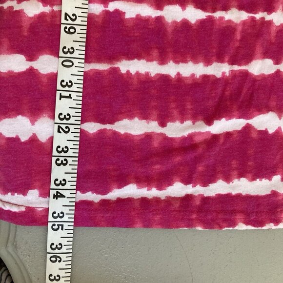 Kim Rogers Tie Dye Maxi Skirt Pink Boho Striped Knit Long Pull On Coasta… - Picture 4 of 6
